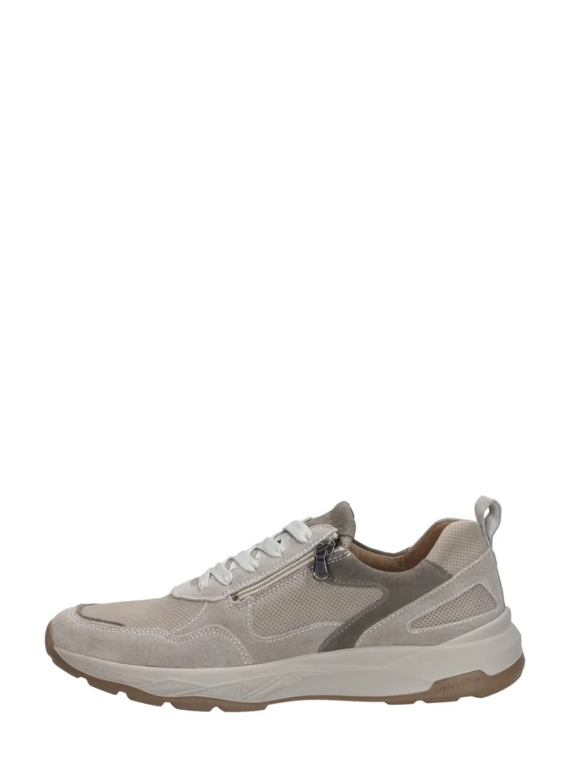 Waldläufer H-Tom, lage veterschoenen voor heren in taupe