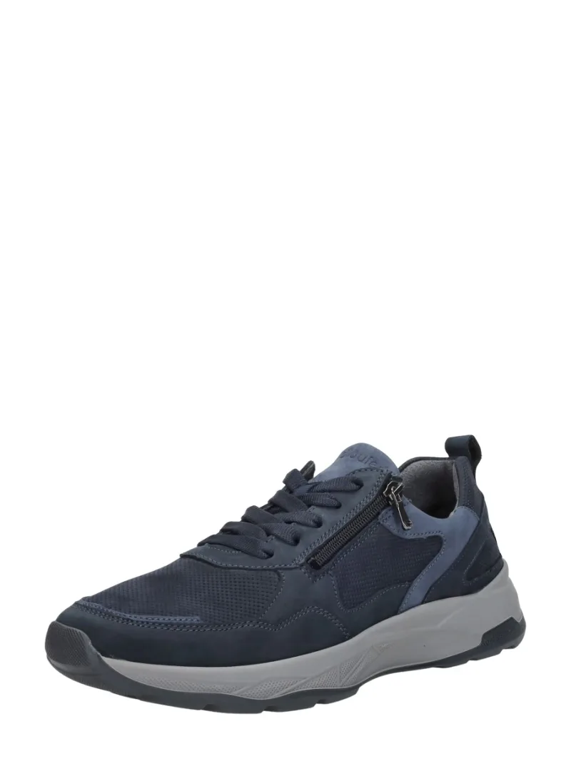 Waldläufer H-Tom, lage veterschoenen voor heren in blauw, foto 2 van 2