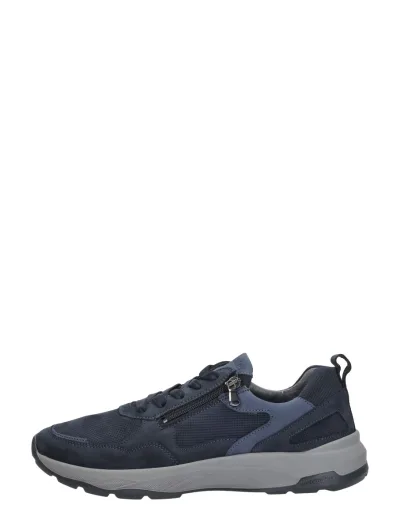 Waldläufer H-Tom, lage veterschoenen voor heren in blauw, foto 1 van 4