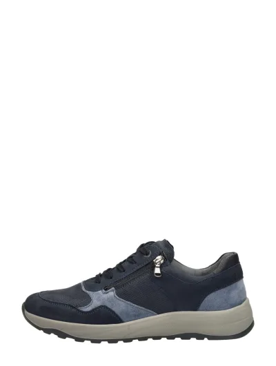 Waldläufer K-John, lage veterschoenen voor heren in blauw, foto 1 van 4