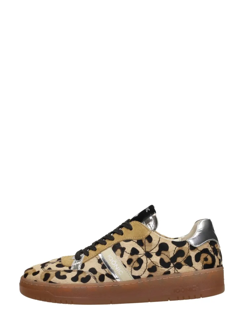 Iqonic Wish Legacy, lage sneakers voor dames in cognac
