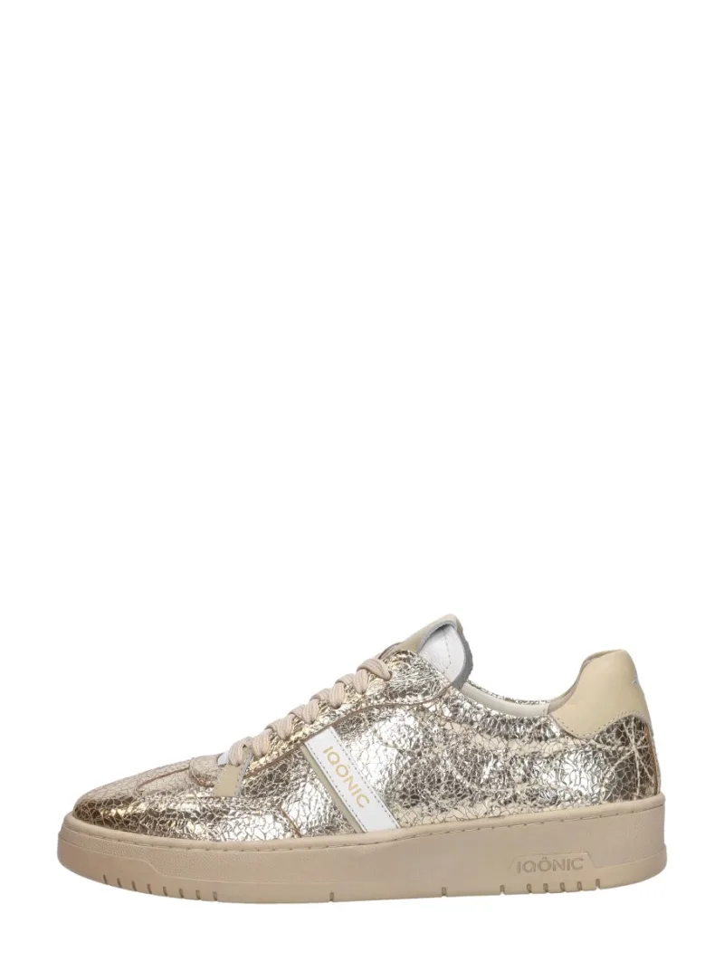 Iqonic Wish Legacy, lage sneakers voor dames in goudkleur