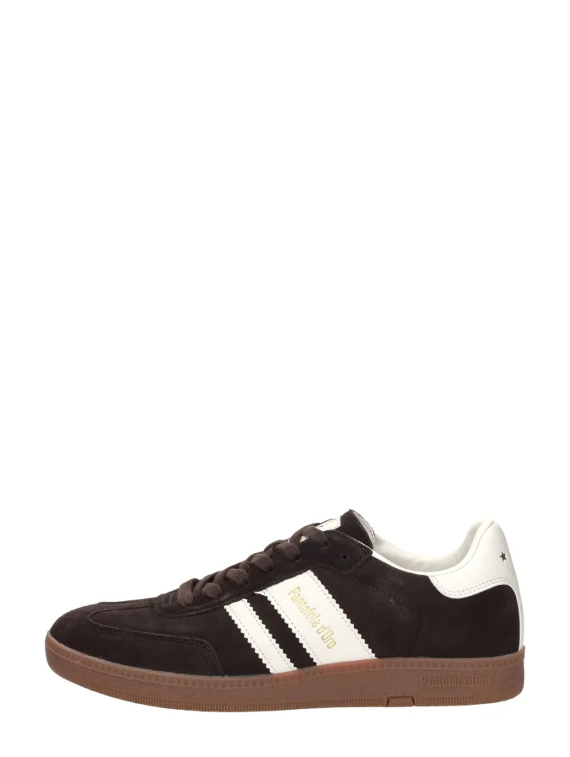 Pantofola D'Oro Ballare, lage sneakers voor heren in donkerbruin