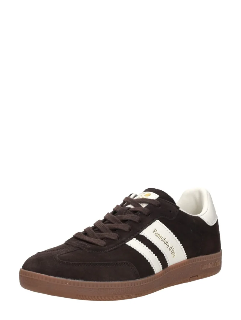 Pantofola D'Oro Ballare, lage sneakers voor heren in donkerbruin, foto 2 van 2