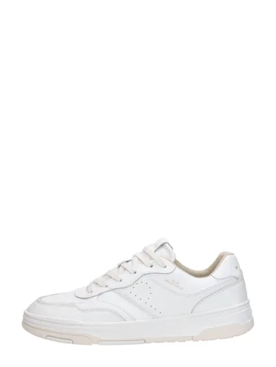 Pantofola D'Oro Delle, lage sneakers voor heren in wit, foto 1 van 4