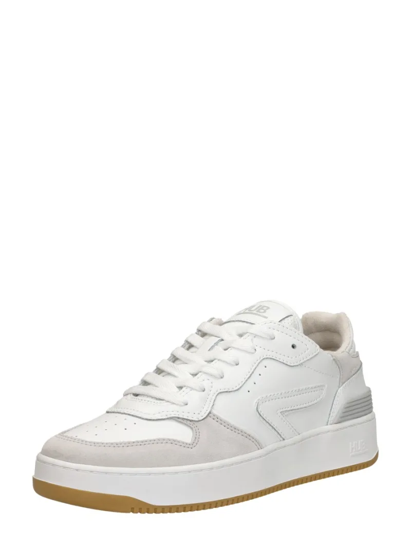 Hub Smash L68, lage sneakers voor heren in wit, foto 2 van 2