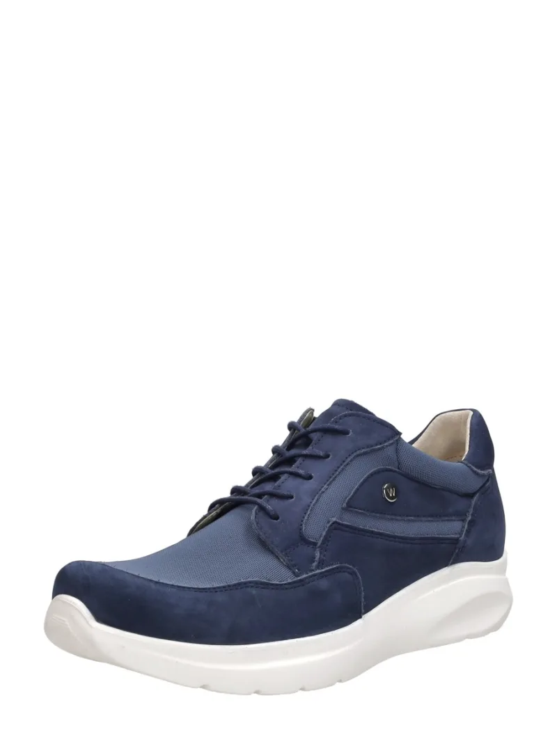 Wolky Impact, lage veterschoenen voor dames in blauw, foto 2 van 2