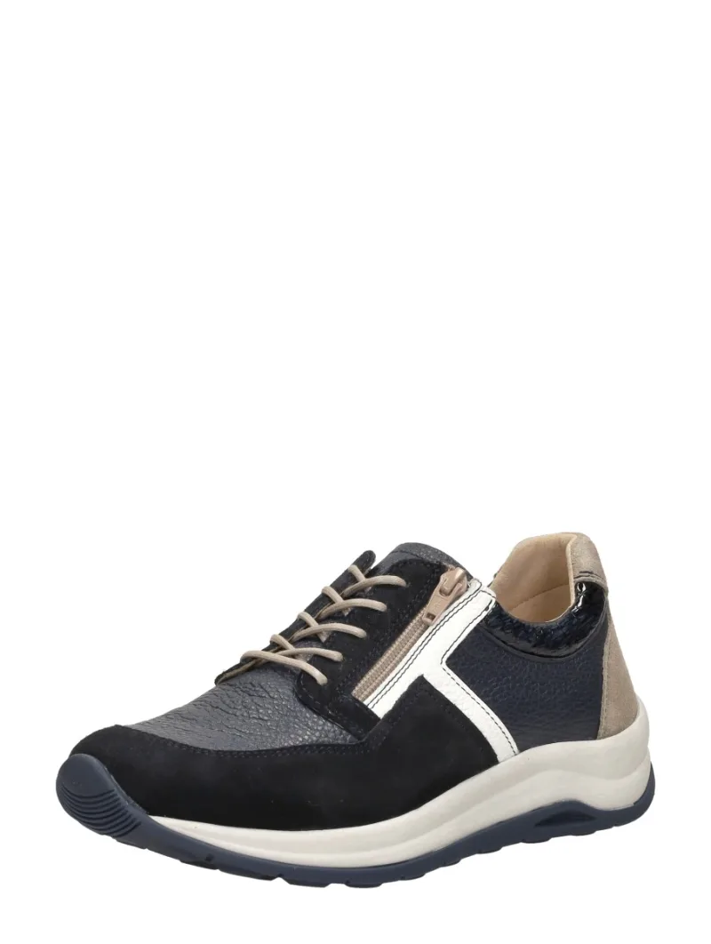 Wolky Comrie, lage veterschoenen voor dames in blauw, foto 2 van 2