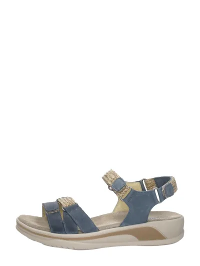 Wolky Acula Gobi, sandalen plat voor dames in licht blauw, foto 1 van 4