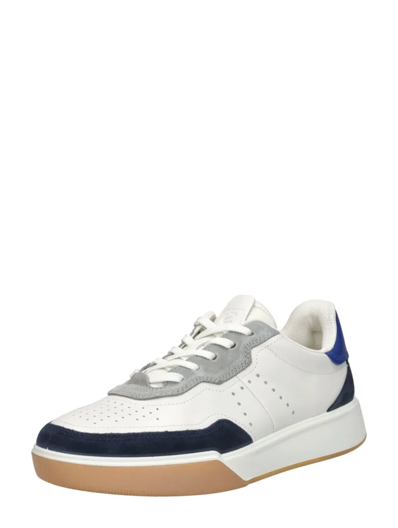 ECCO Street Court, lage veterschoenen voor heren in blauw, foto 2 van 2