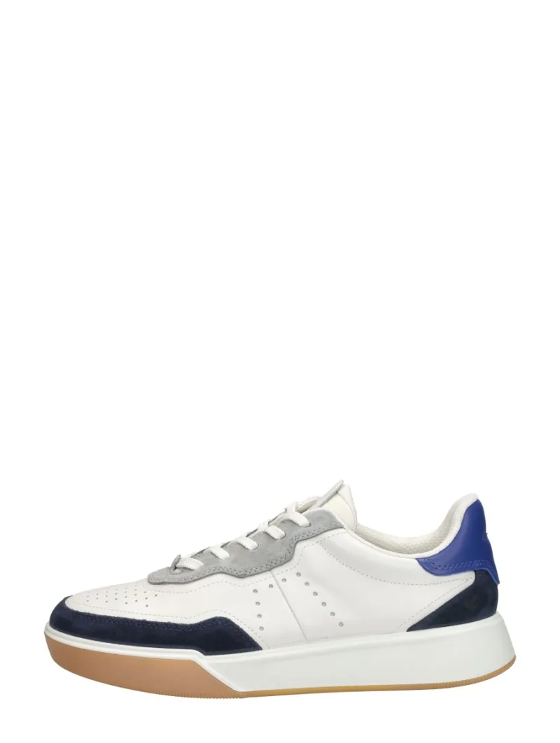 ECCO Street Court, lage veterschoenen voor heren in blauw
