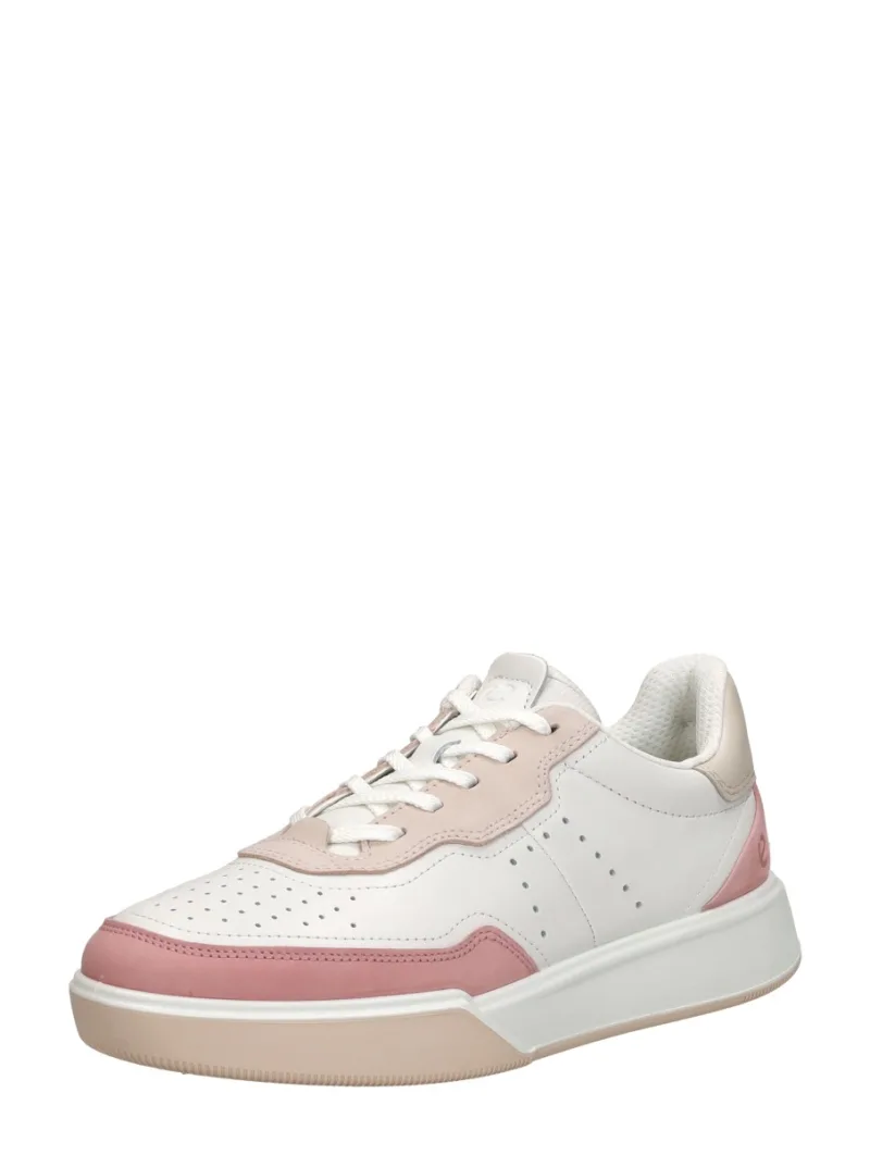 ECCO Street Court, lage veterschoenen voor dames in roze, foto 2 van 2