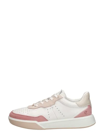 ECCO Street Court, lage veterschoenen voor dames in roze, foto 1 van 4