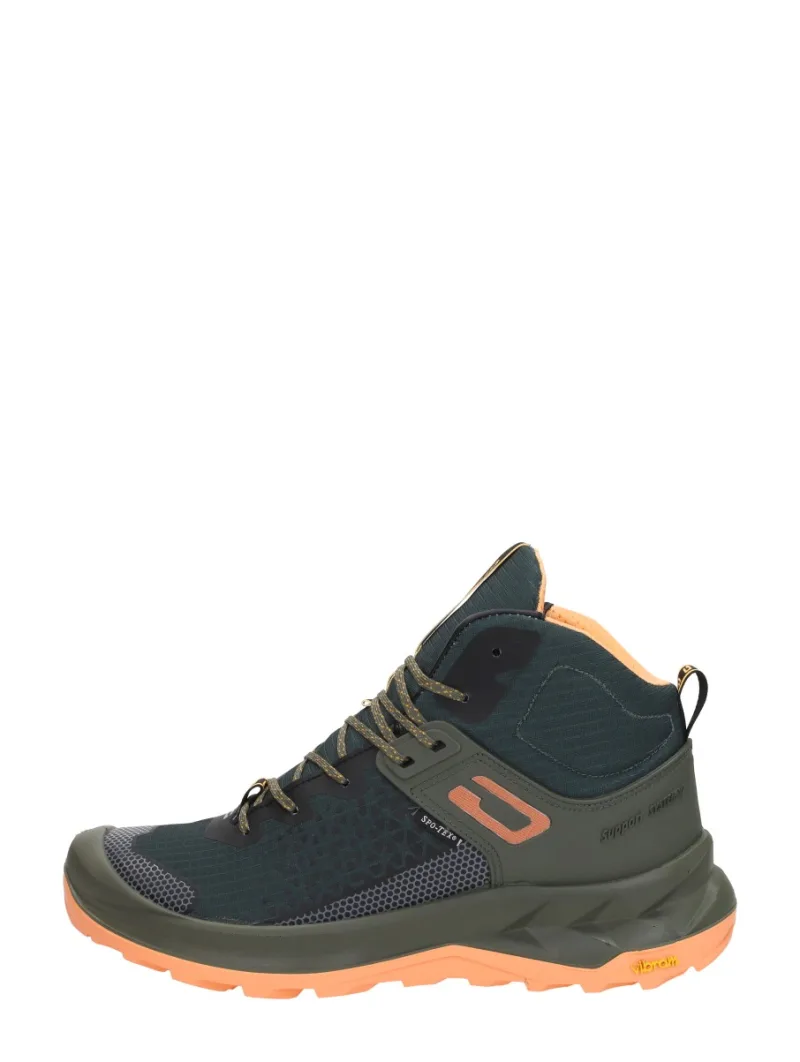 GriSport Explorer L, lage veterschoenen voor dames in groen