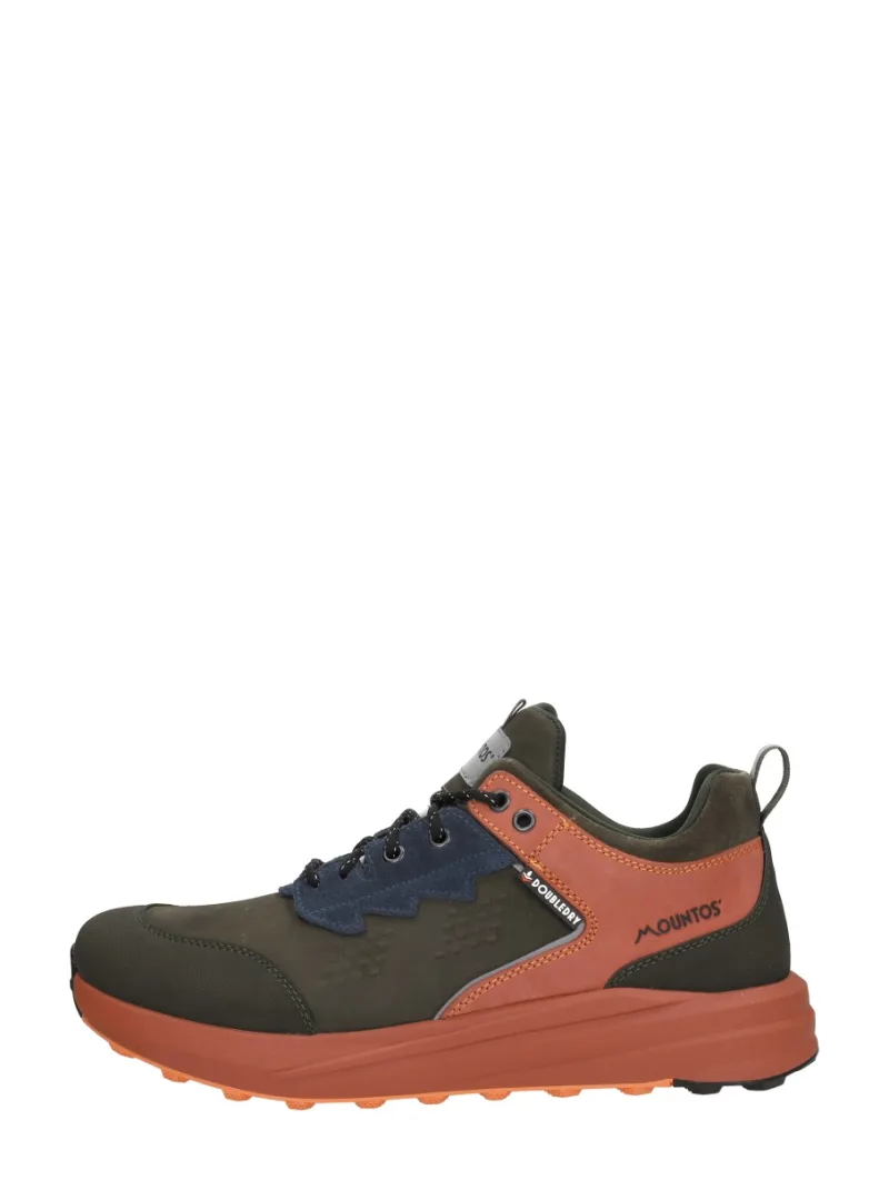 Mountos Veterschoenen Laag, lage veterschoenen voor heren in groen