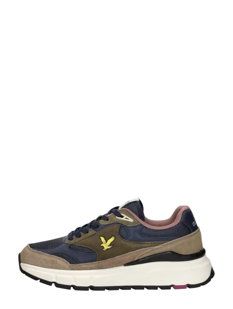 Lyle & Scott Runner 01, lage sneakers voor heren in taupe