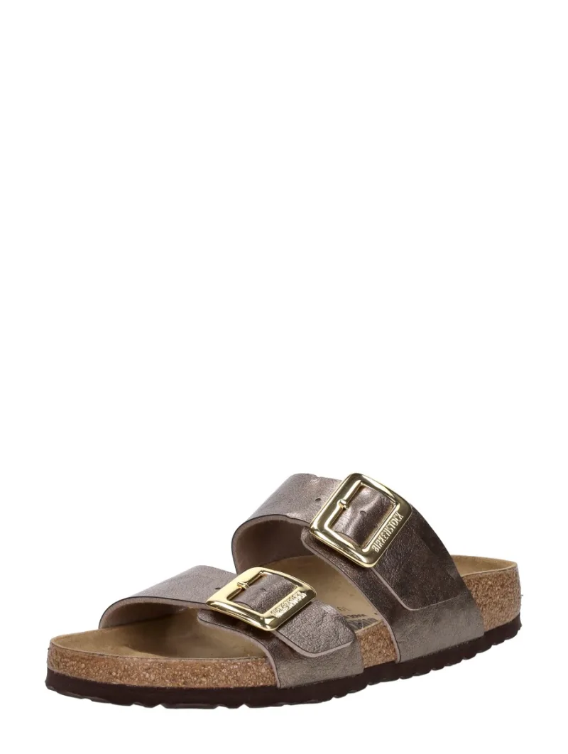 Birkenstock Sydney Cushion Buckle, open slippers voor dames in brons, foto 2 van 2