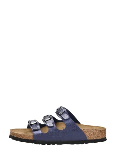Birkenstock Florida, open slippers voor dames in blauw, foto 1 van 4
