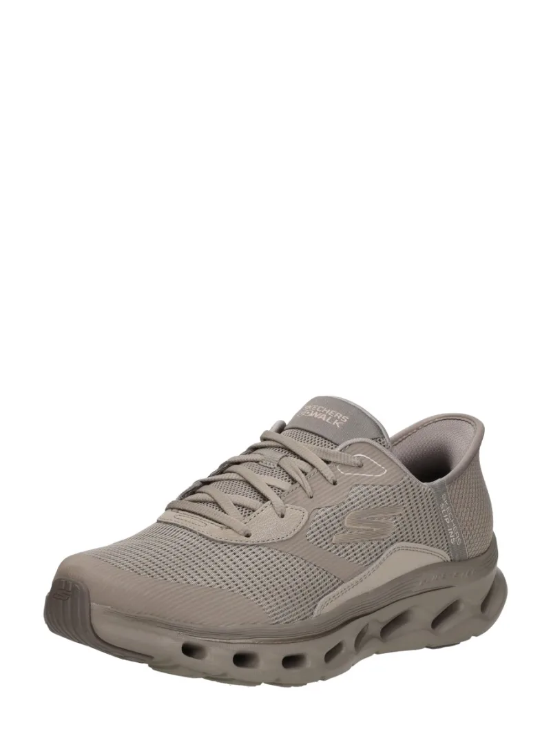 Skechers Slip-Ins: Go Walk Glide, lage veterschoenen voor dames in taupe, foto 2 van 2