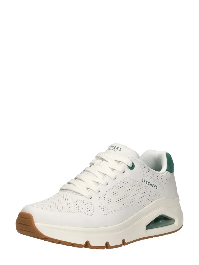 Skechers Uno Icon, lage sneakers voor heren in wit, foto 2 van 2