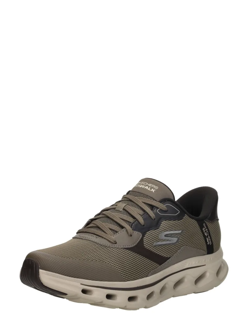 Skechers Slip-Ins: Go Walk Glide, lage sneakers voor heren in taupe, foto 2 van 2
