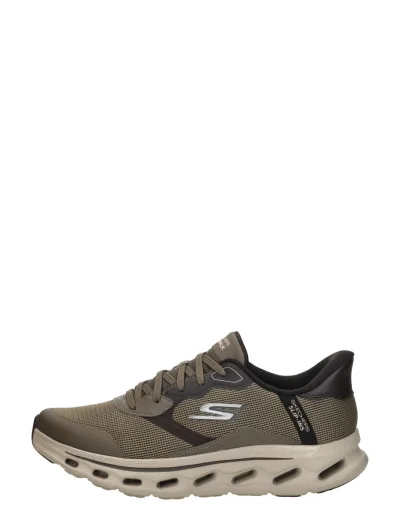 Skechers Slip-Ins: Go Walk Glide, lage sneakers voor heren in taupe, foto 1 van 4