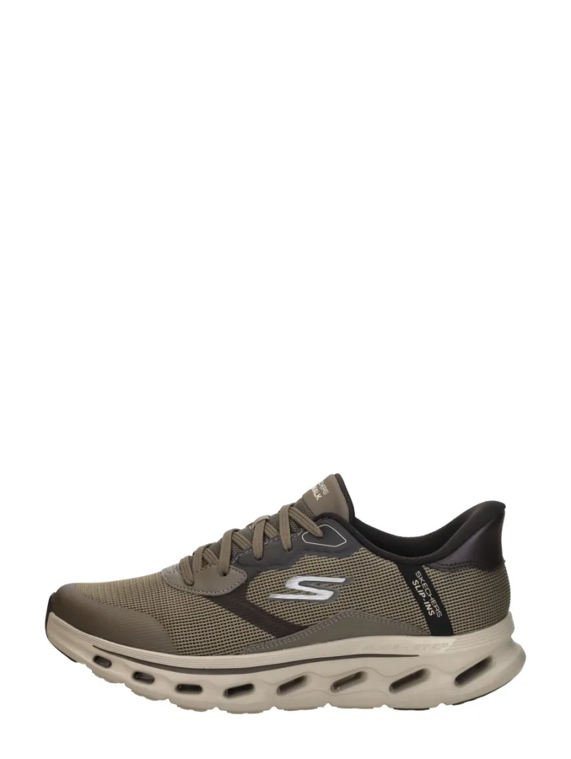 Skechers Slip-Ins: Go Walk Glide, lage sneakers voor heren in taupe