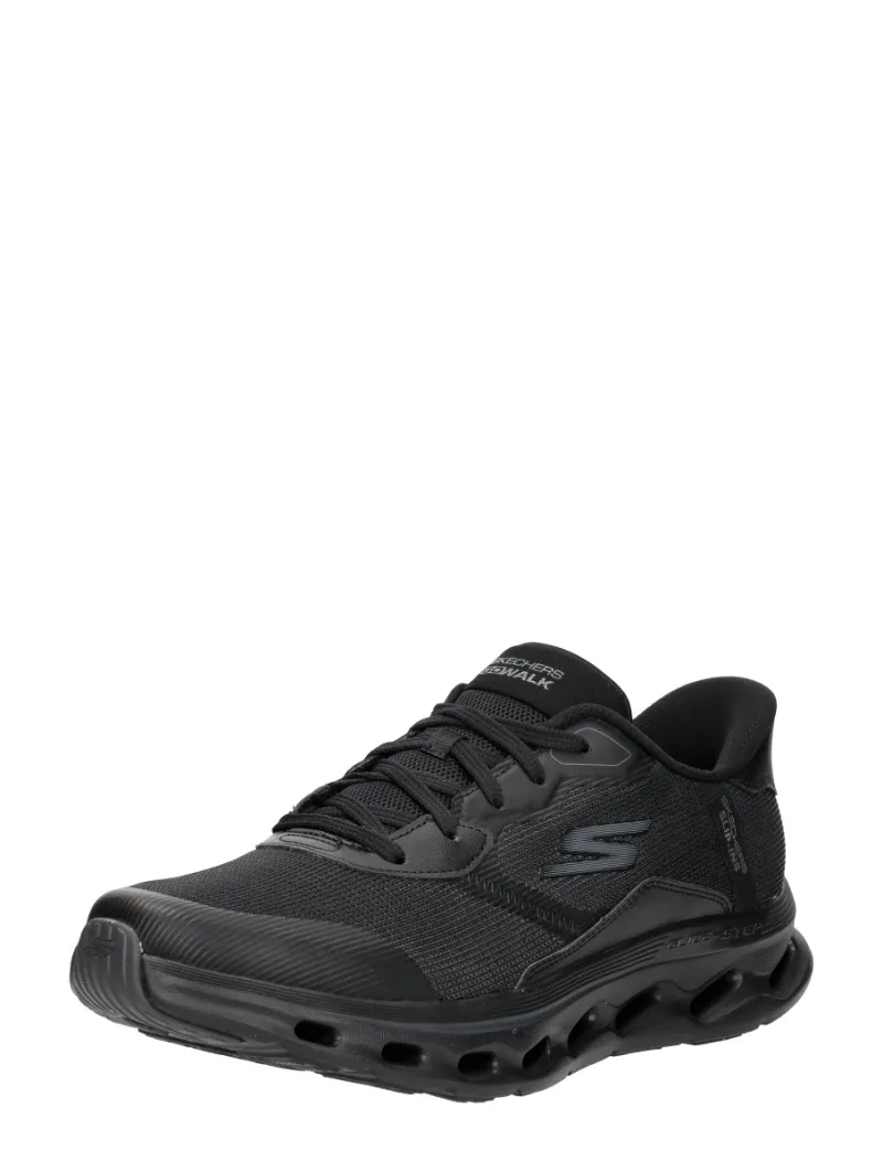 Skechers Slip-Ins: Go Walk Glide, lage sneakers voor heren in zwart, foto 2 van 2