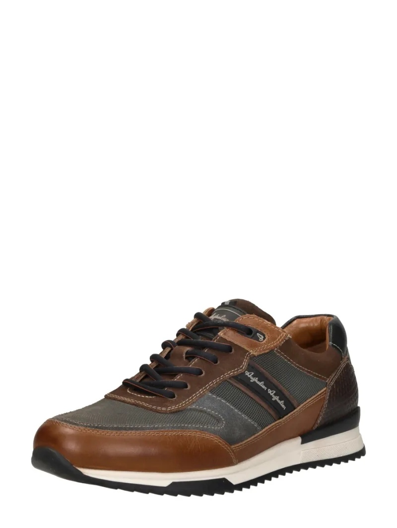 Australian Filmon, lage veterschoenen voor heren in cognac, foto 2 van 2