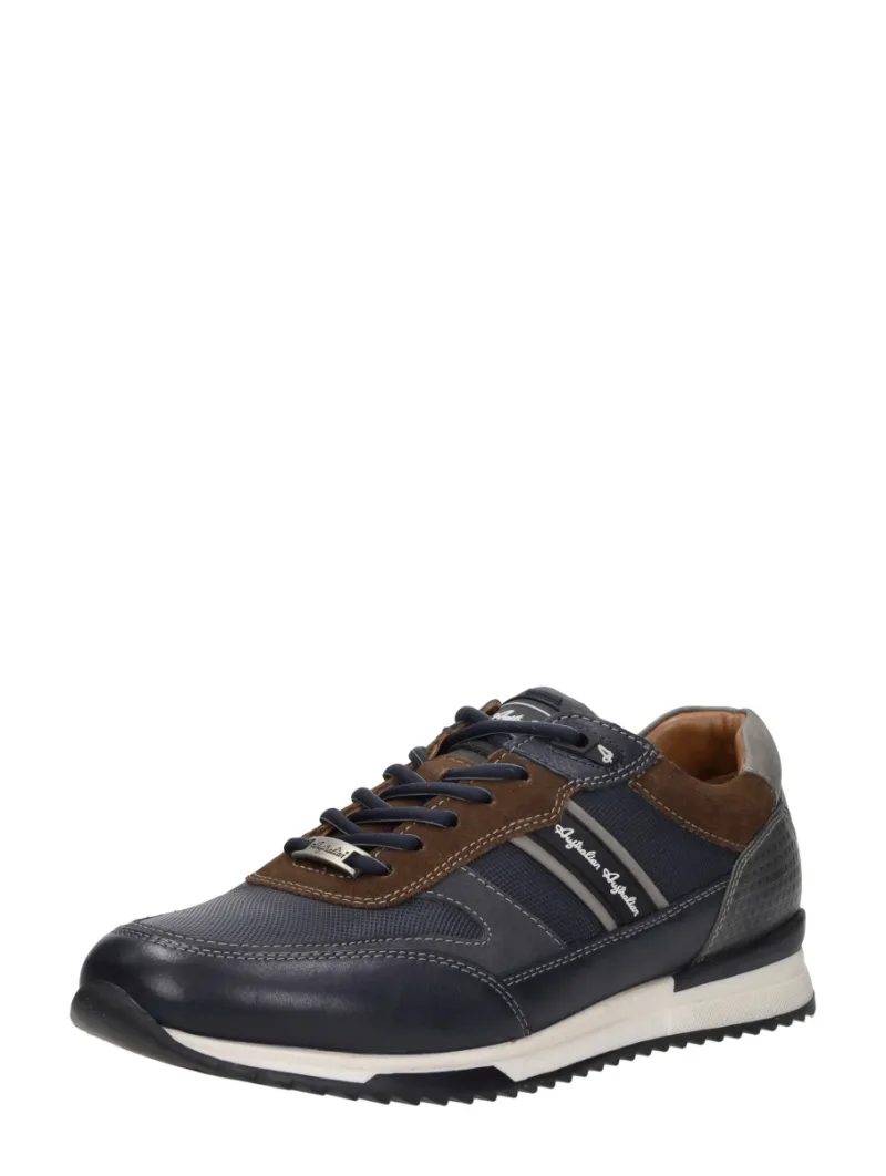 Australian Filmon, lage veterschoenen voor heren in blauw, foto 2 van 2
