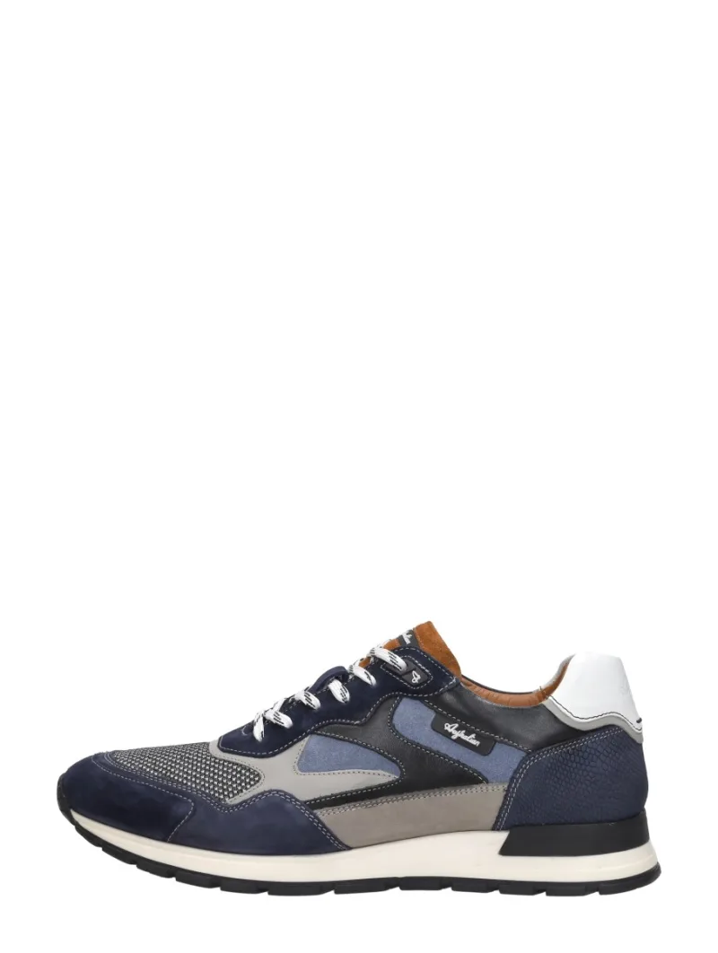 Australian Tiago, lage veterschoenen voor heren in blauw