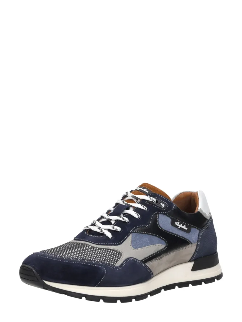 Australian Tiago, lage veterschoenen voor heren in blauw, foto 2 van 2