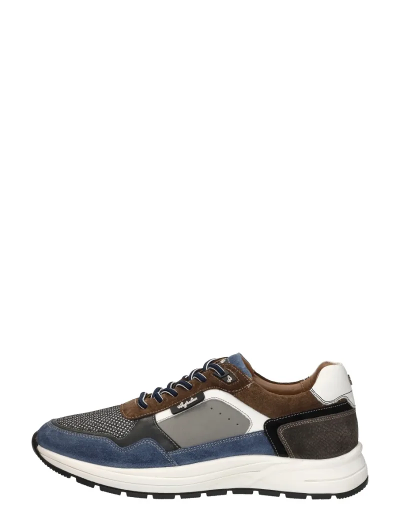 Australian Moreno, lage veterschoenen voor heren in licht blauw