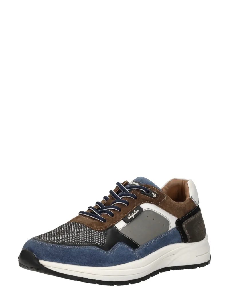 Australian Moreno, lage veterschoenen voor heren in licht blauw, foto 2 van 2
