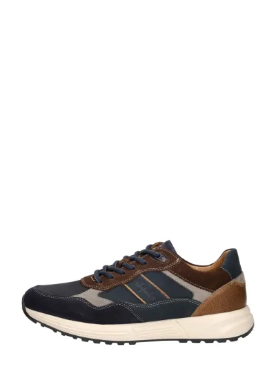 Australian Grants, lage veterschoenen voor heren in blauw, foto 1 van 4