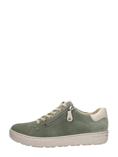 Hartjes Phil Shoe, lage veterschoenen voor dames in groen, foto 1 van 4