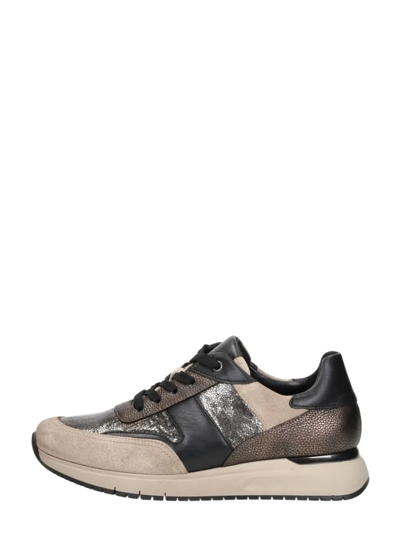Gabor Sneakers Laag, lage veterschoenen voor dames in brons