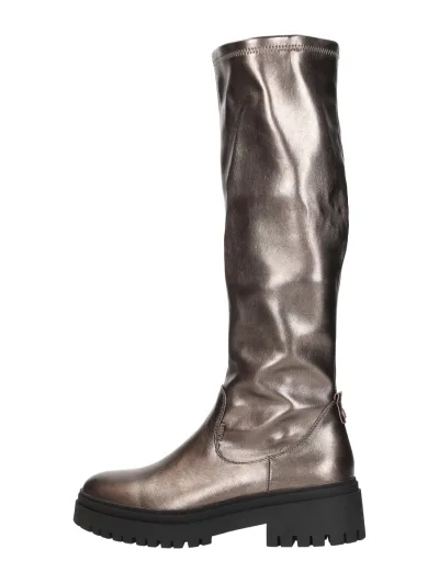Mexx Phaedre Keto, lange laarzen voor dames in brons, foto 1 van 4