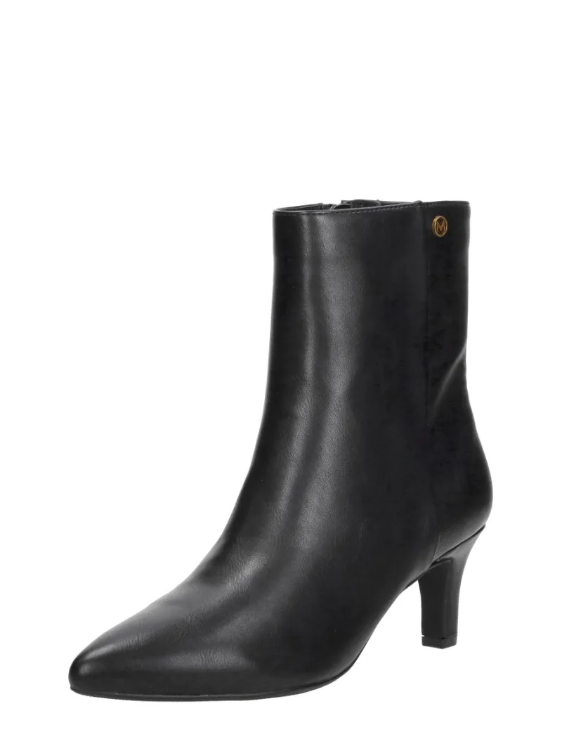 Mexx Sodar Regal, enkellaarsjes hak voor dames in zwart, foto 2 van 2