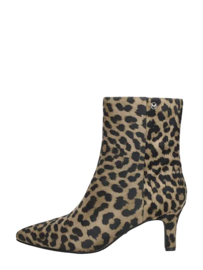 Mexx Sodar Regal, enkellaarsjes hak voor dames in taupe, foto 1 van 4