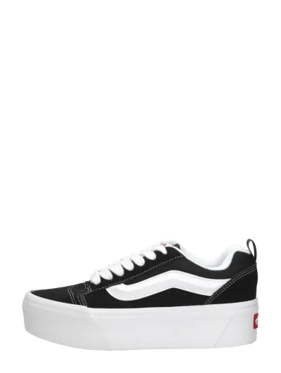 Vans Knu Skool Stack, lage sneakers voor dames in zwart, foto 1 van 4