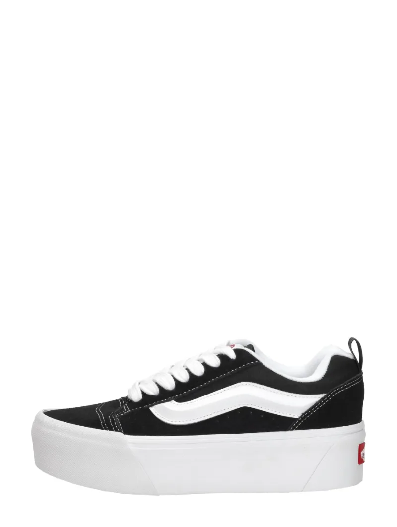 Vans Knu Skool Stack, lage sneakers voor dames in zwart