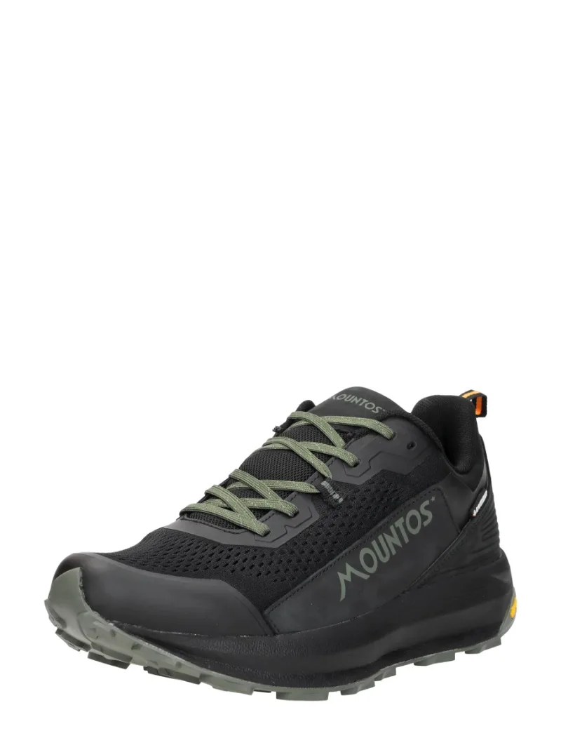Mountos Olympus, lage veterschoenen voor heren in zwart, foto 2 van 2