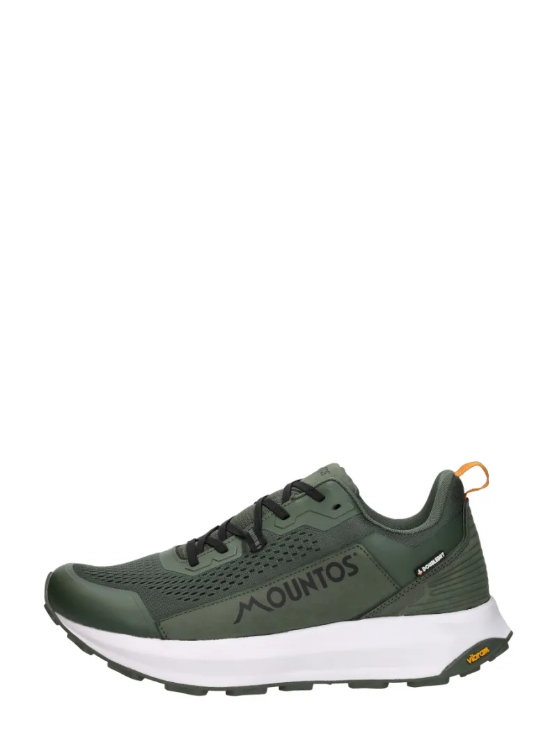 Mountos Olympus, lage veterschoenen voor heren in groen