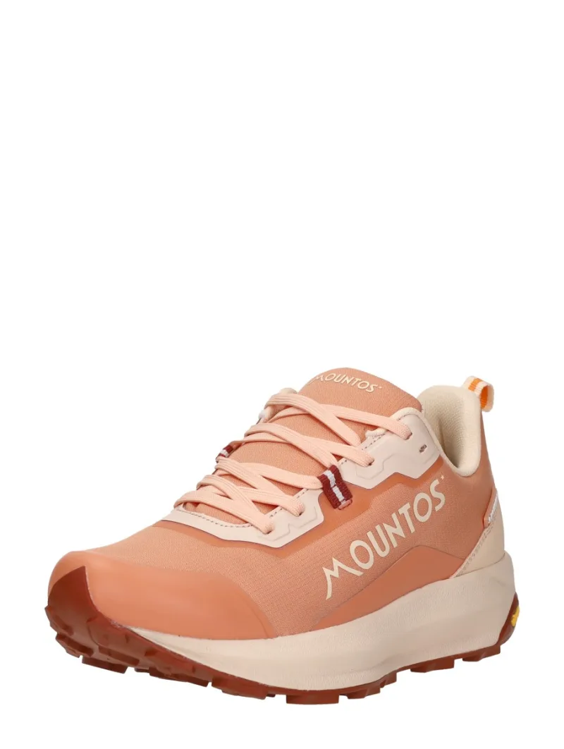 Mountos Olympus, lage veterschoenen voor dames in oranje, foto 2 van 2