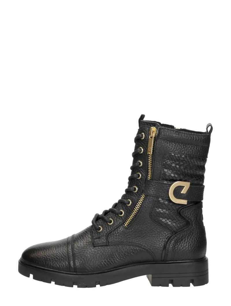 Cruyff Katalina, hoge veterschoenen voor meisjes in zwart