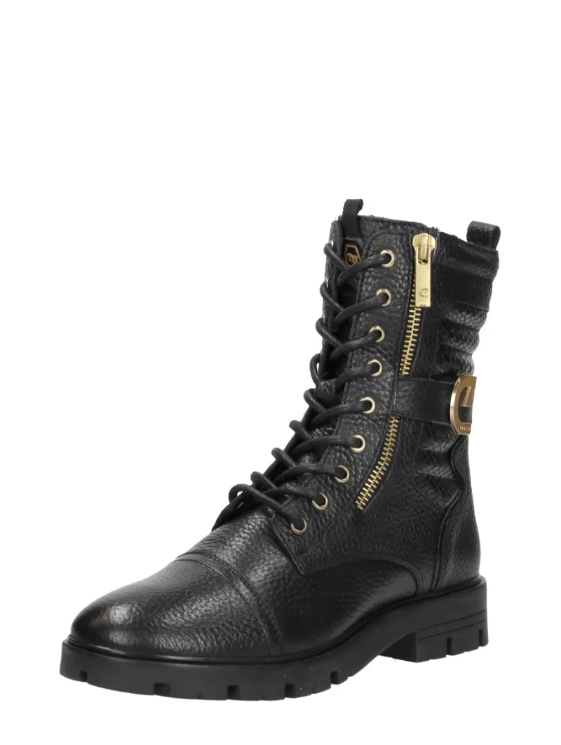 Cruyff Katalina, hoge veterschoenen voor meisjes in zwart, foto 2 van 2