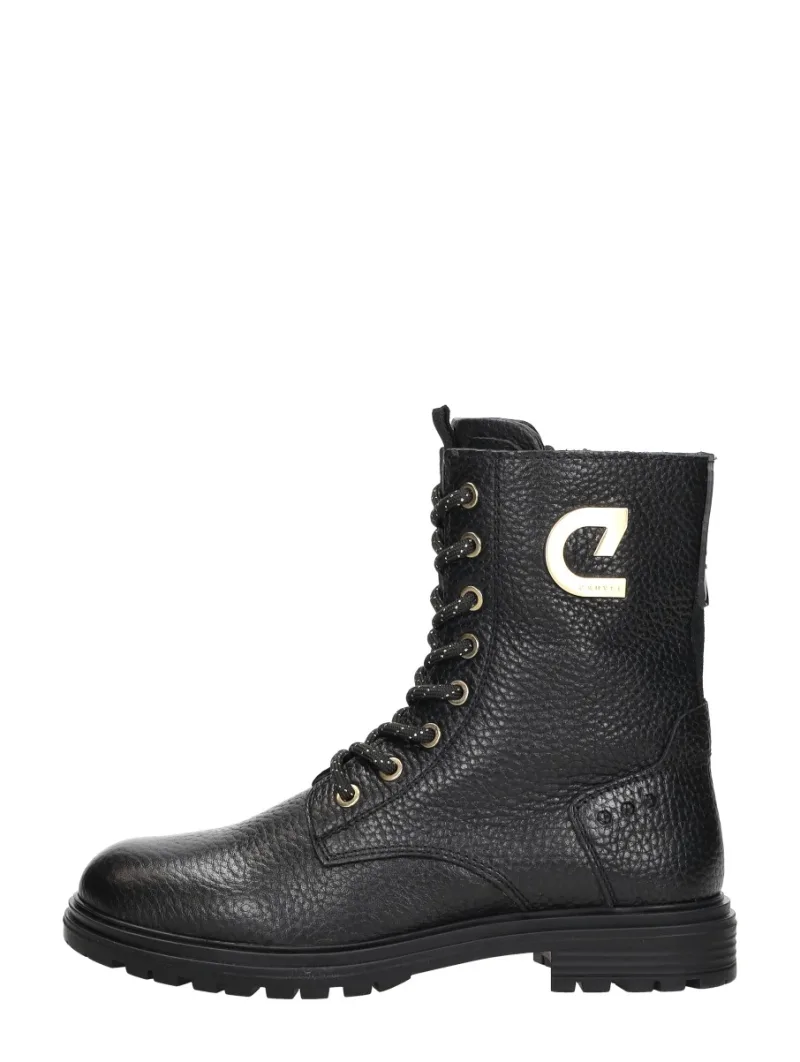 Cruyff Violant, hoge veterschoenen voor meisjes in zwart