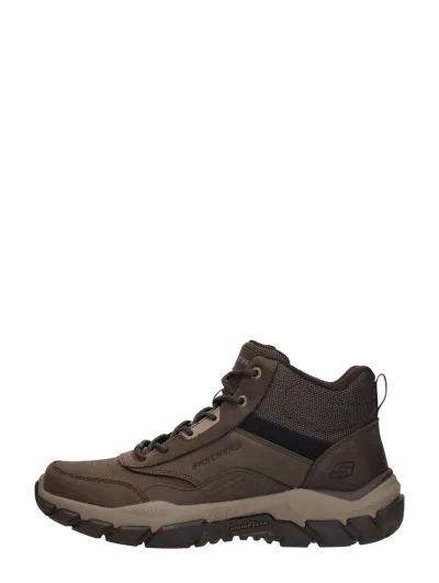Skechers Santoro - Hopkins, hoge veterschoenen voor heren in donkerbruin, foto 1 van 4
