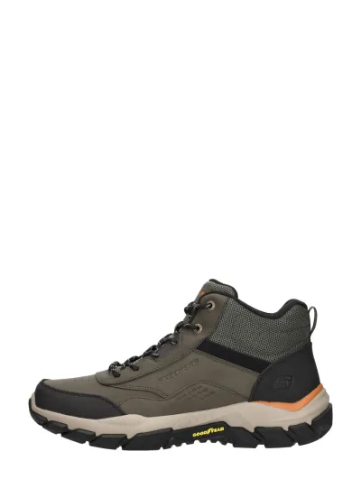 Skechers Santoro - Hopkins, hoge veterschoenen voor heren in groen, foto 1 van 4